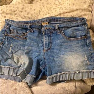 Faded glory brand, jean shorts